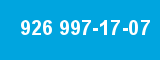 926 997-17-07